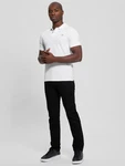 GUESS Poloshirt schwarz/weiß