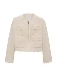 Přechodná bunda 'Ponsano' krémová