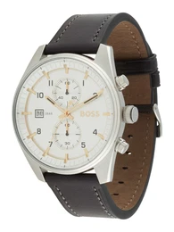 Uhr 'SKYTRAVELLER' gold / schwarz / silber