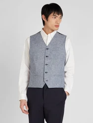 JACK & JONES Anzugweste RIVIERA marine/blaumeliert