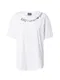 EA7 Emporio Armani Majica črna / bela EA7 Emporio Armani Majica črna / bela