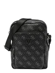 GUESS Umhängetasche 'Vezzola' grau/schwarz