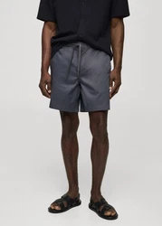 MANGO MAN Shorts 'Rey' rauchblau
