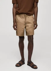 MANGO MAN Shorts 'Rey' camel