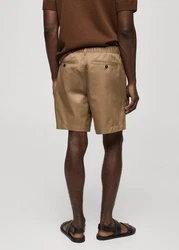 MANGO MAN Shorts 'Rey' camel