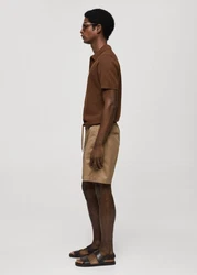MANGO MAN Shorts 'Rey' camel