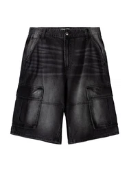 Bershka Shorts schwarz