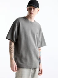 Pull&Bear T-Shirt graphit/dunkelgrau