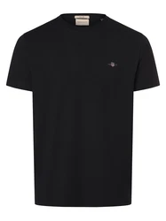 Gant T-Shirt SLIM PIQUE SS T-SHIRT Schwarz/Schwarz/Schwarz/Schwarz/Schwarz