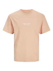 JACK & JONES T-Shirt JORVesterbro apricot/wei