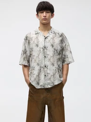 Pull&Bear Hemd braun/grau/weiß