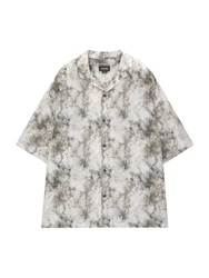 Pull&Bear Hemd braun/grau/weiß
