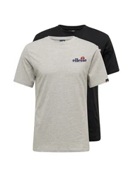 ELLESSE T-Shirt 'Voodoo' marineblau/graumeliert/orange/schwarz