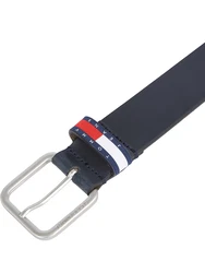 Tommy Jeans Gürtel 'Ryan' marine/rot/offwhite