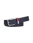 Tommy Jeans Gürtel 'Ryan' marine/rot/offwhite