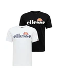 ELLESSE T-Shirt 'Prado' gelb/lachs/schwarz/weiß