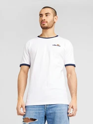 ELLESSE T-Shirt 'Meduno' dunkelblau/orange/rot/weiß