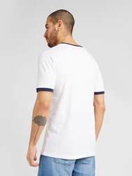 ELLESSE T-Shirt 'Meduno' dunkelblau/orange/rot/weiß