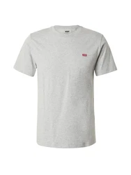 LEVI'S T-Shirt Original Housemark Tee graumeliert/rot/weiß