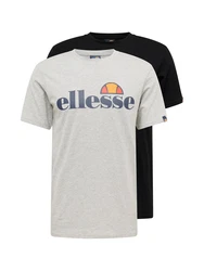 ELLESSE T-Shirt 'Prado' navy/graumeliert/orange/schwarz