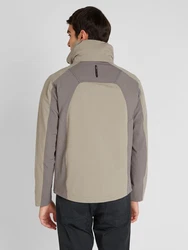 Krakatau Jacke 'Nm61' grau/taupe