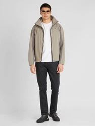 Krakatau Jacke 'Nm61' grau/taupe