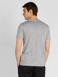 GARCIA T-Shirt beige/navy/graumeliert