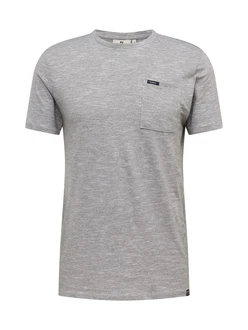GARCIA T-Shirt beige/navy/graumeliert