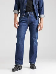 LEVI'S Jeans '555 Relaxed Straight Jeans' marineblau