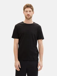 TOM TAILOR T-Shirt (im Viererpack) schwarz