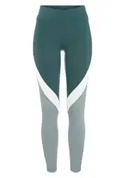 Sportske hlače zelena / menta / svijetlozelena / bijela