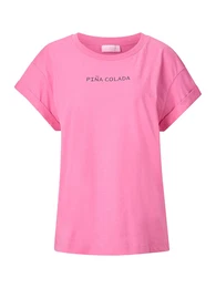 Tričko pink / černá