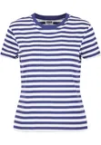 Pruhovaná trička s výstřihem do V image