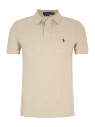 Poloshirt beige / schoko