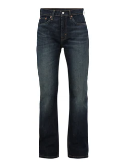 LEVI'S Jeans '527' Bootcut-Slim dunkelblau