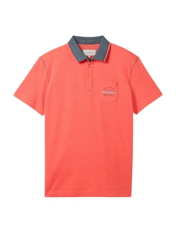 TOM TAILOR Poloshirt T-Shirt (1-tlg) TOM TAILOR Poloshirt T-Shirt (1-tlg)
