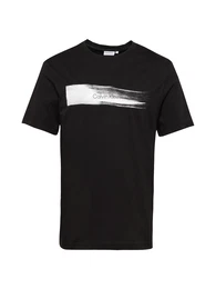 T-Shirt schwarz / offwhite