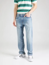 LEVI'S Jeans '501' '502 Taper' blue denim/brokat