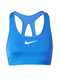Sportski grudnjak 'SWOOSH' kraljevsko plava / bijela