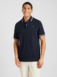 bugatti Poloshirt marine/wei