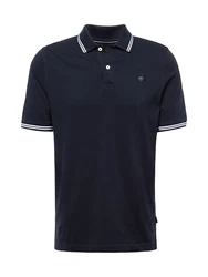 bugatti Poloshirt marine/wei