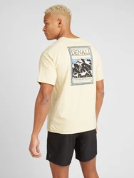 The North Face Herren Shirt S/S North Faces Tee chamois/hellblau/schwarz/weiß (3X4)