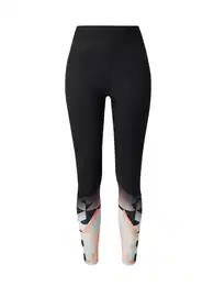 Sportovní kalhoty 'MYYRYLA' světlemodrá / meruňková / černá / bílá