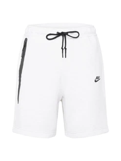Nike Sportswear Shorts 'Tech Fleece' schwarz/weimeliert