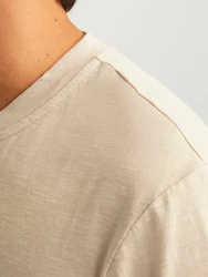 JACK & JONES T-Shirt 'JJBlunixs' sand
