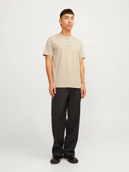 JACK & JONES T-Shirt 'JJBlunixs' sand