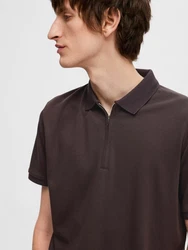 SELECTED HOMME Poloshirt 'Fave' schoko