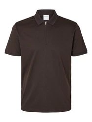 SELECTED HOMME Poloshirt 'Fave' schoko