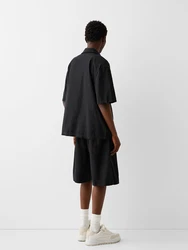 Bershka Shorts schwarz