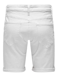 ONLY & SONS Jeansshorts ONSPLY 5189 weiß